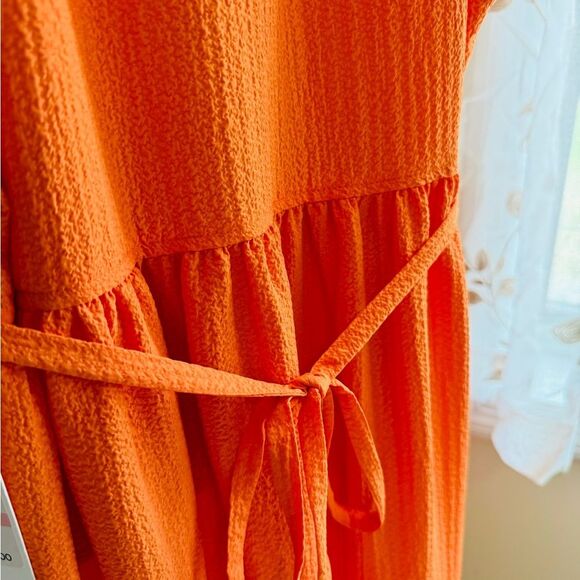 Calvin Klein Dress NWT size 10 in Orange - Picture 8 of 13